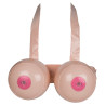 Generique Set de 2 Poitrines Gonflables INFLATABLE BOOBS
